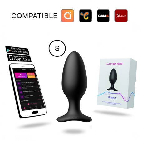 Lovense - Hush 2 - Plug anal S - connecté