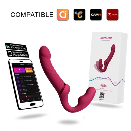 Lovense - Lapis - Strap on - Vibrations - Connecté