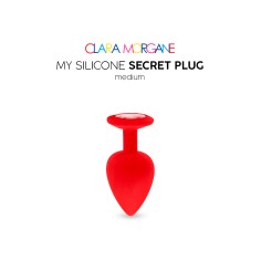 Clara Morgane - Plug M - My Silicone Secret - Rouge 2