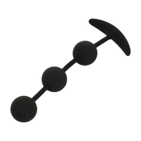 Black&Silver - Harry - Chapelet anal 3 sphères - 14 cm