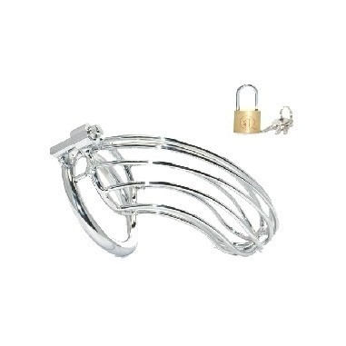 Cage de chasteté - Métal - 12 x 3.5 cm