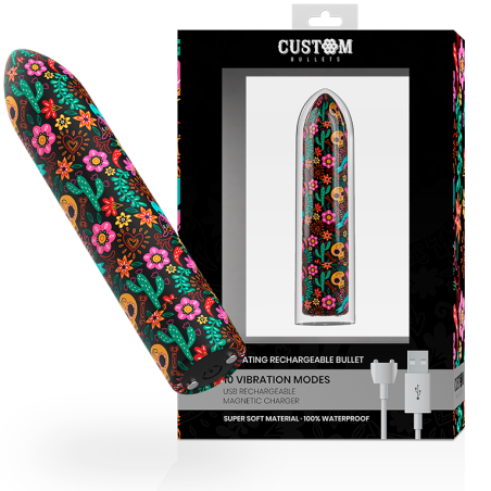 Custom bullets - vibromasseur floral