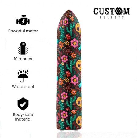 Custom bullets - vibromasseur floral