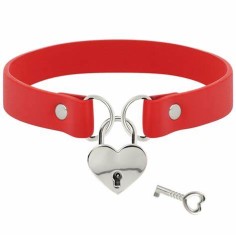 Coquette - Choker keys heart red