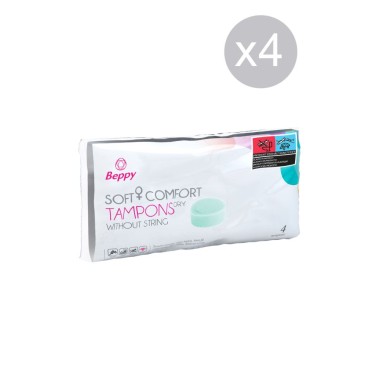 Beppy - Soft comfort tampons dry X 4