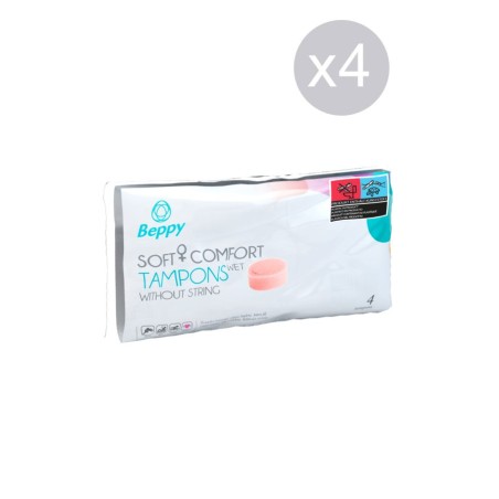 Beppy - Soft comfort tampon wet X 4