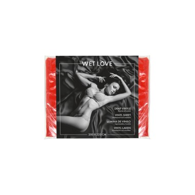 Drap vinyle grand format rouge