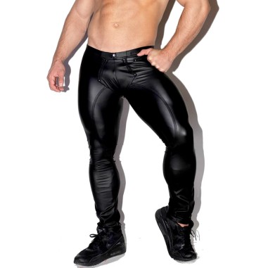 Pantalon noir zip - Paris Hollywood