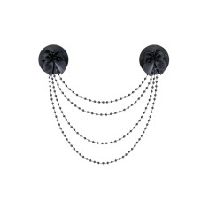 Paris Hollywood - Cache-tétons noir - Perles