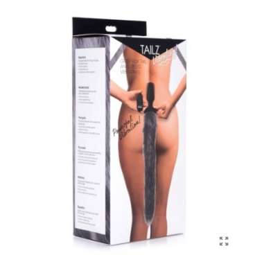 Tailz - Plug - Queue grise avec vibration et...