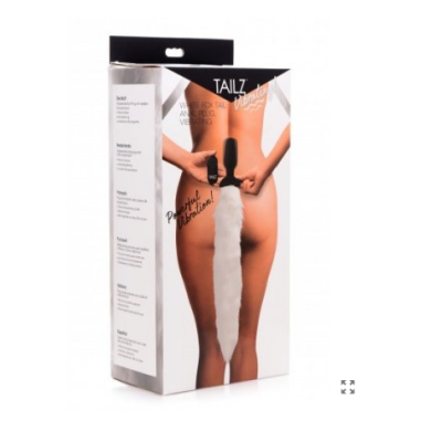Tailz - Plug - Queue blanche avec vibration et...