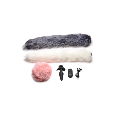 Tailz - Plug - 3 Queue avec vibration et télécommande