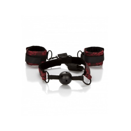 Scandal - Bâillon respirant avec menottes