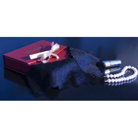 String perlé Izia plus Mini vibro Noir - Chilirose