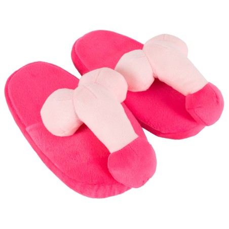 Pantoufles roses  - Pénis