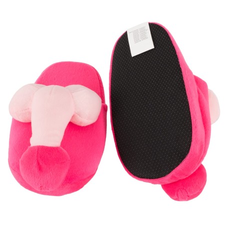 Pantoufles roses  - Pénis