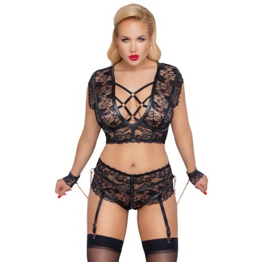 Ensemble 2 pièces - Cottelli bondage - Taille...