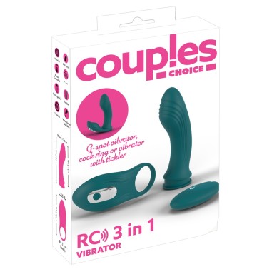 Coup!e choice - RC 3 en 1 Vibrator