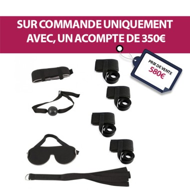 The red - Chaise BDSM + 8 Accessoires