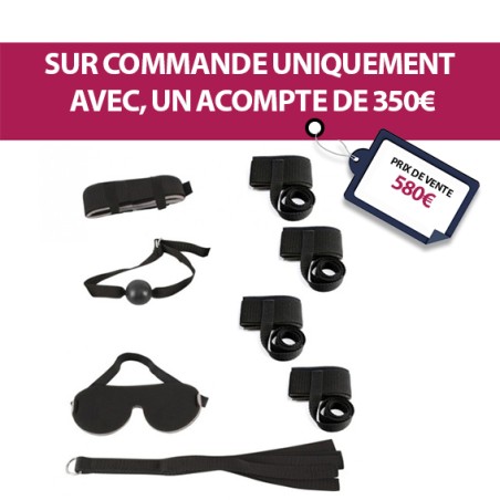 The red - Chaise BDSM + 8 Accessoires