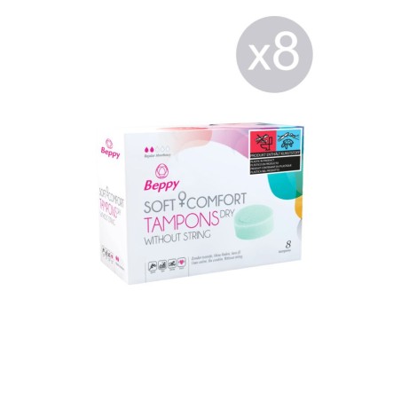 Beppy - Soft comfort tampons dry X 8