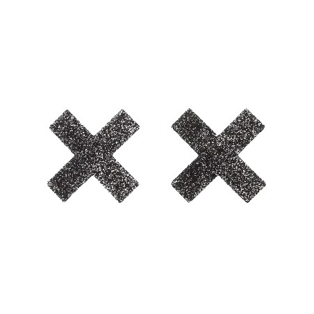 Autocollant pour tétons en forme de croix