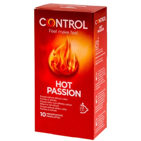 Control - Préservatifs effet chauffant - Latex naturel - 12 unités