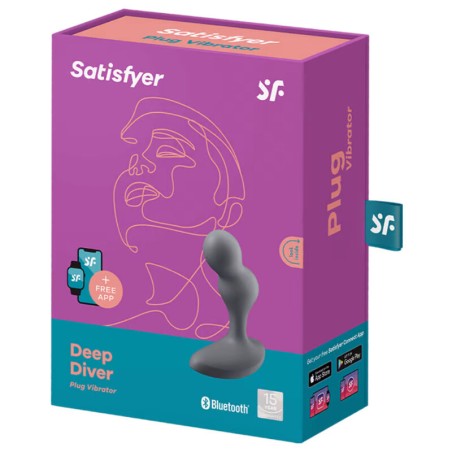 Satisfyer - Deep Diver - Plug vibrant - Connecté