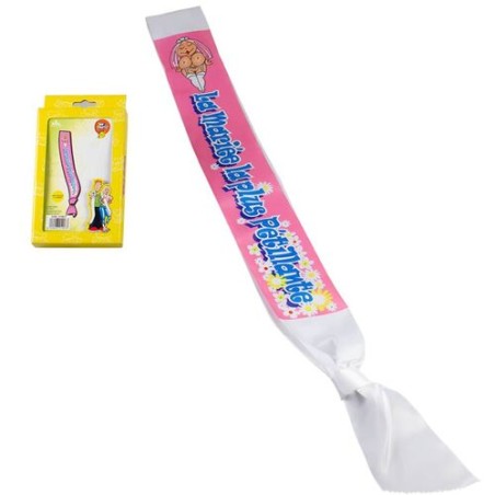 Echarpe "la mariée la plus pétillante" Rose