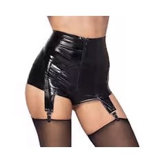 Culotte porte-jarretelles - Noir Handmade