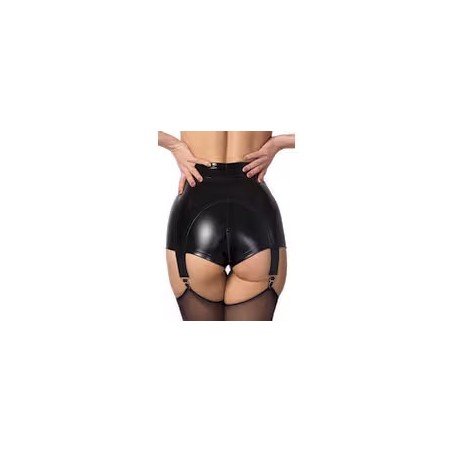 Culotte porte-jarretelles - Noir Handmade