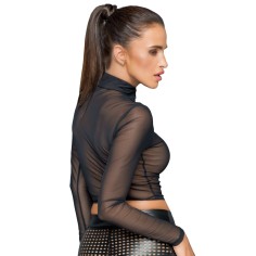 Top noir - Noir Handmade - avec zip 2