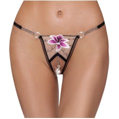 String ouvert - Cottelli lingerie - En tulle fin - S/L