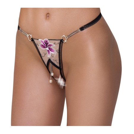 String ouvert - Cottelli lingerie - En tulle fin - S/L