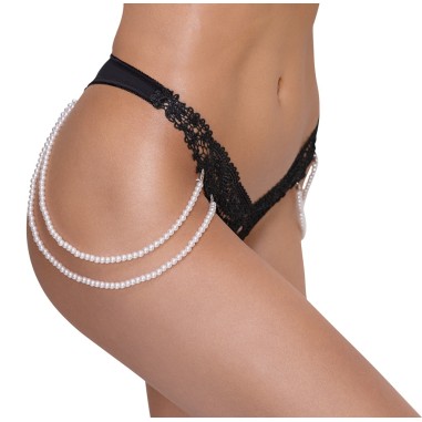 String - Cottelli lingerie - Avec perle - S/L