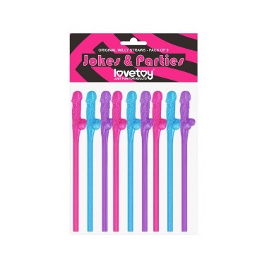 LoveToy - Pailles pénis x 9
