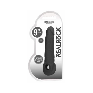 Realrock - Gaine de pénis - 17 x 4.5 cm - Noire