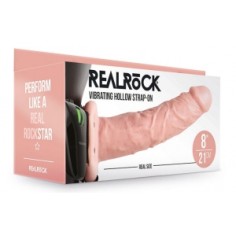Realrock - Gode ceinture vibrant Hollow Vibe  20 x 4.5 cm