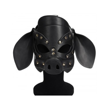 Cagoule tête de cochon - Noir
