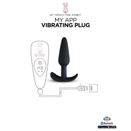 Clara Morgane - My app vibrating plug - Noir