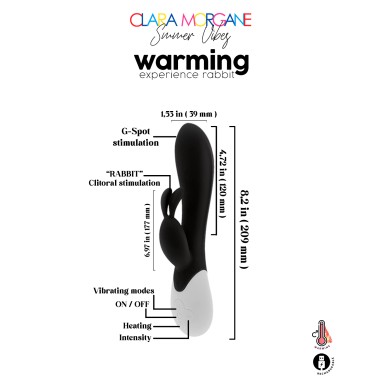 Clara Morgane - Warming experience rabbit - Noir