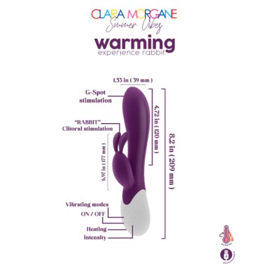 Clara Morgane - Warming experience rabbit - Mauve