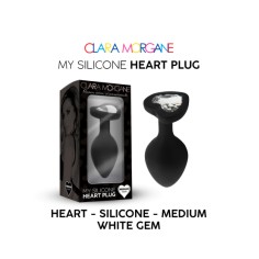 Clara Morgane - Plug L - My Silicone Secret - Blanc