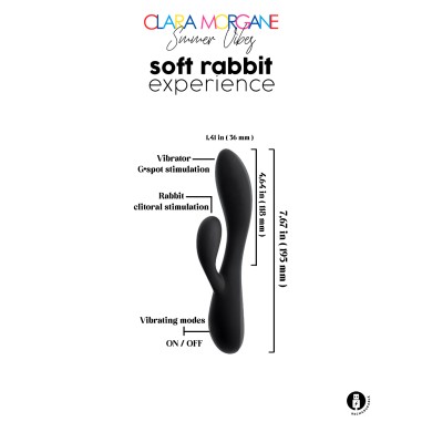 Clara Morgane - Soft Rabbit Experience Black