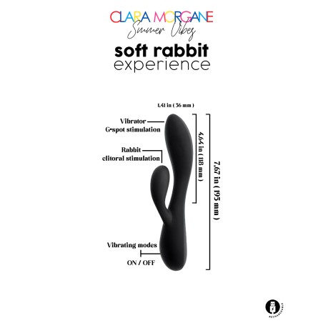 Clara Morgane - Soft Rabbit Experience Black