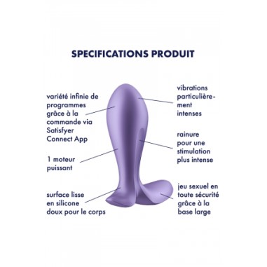 Satisfyer - Plug Intensity - 7 x 2.5 cm...