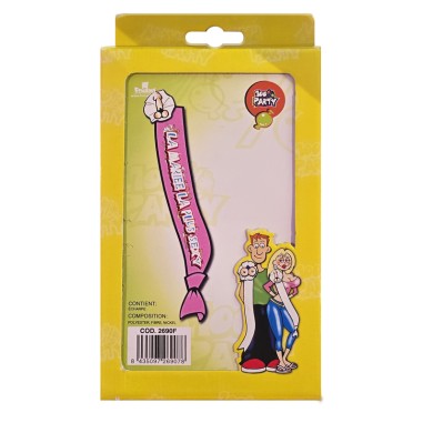 Echarpe "la mariée la plus pétillante" Rose