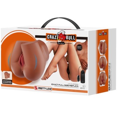 Crazy bull - Masturbateur réaliste 2 orifices -...