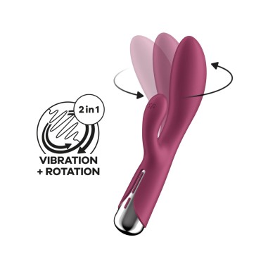 Satisfyer - Spinning Rabbit 1 - Vibromasseur -...