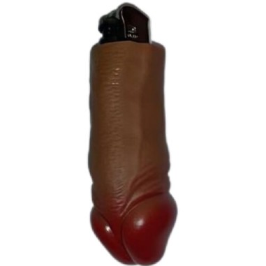 Taloka - Briquet en forme de pénis - Marron